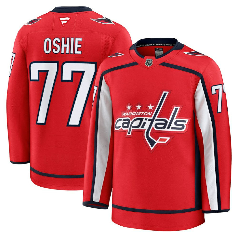 TJ Oshie Washington Capitals Fanatics Home Premium Jersey -  NHL Jerseys