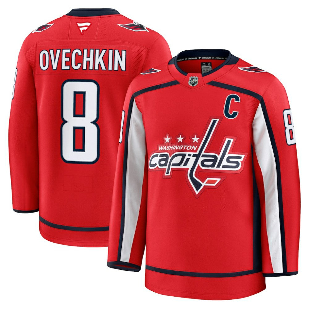 Alexander Ovechkin Washington Capitals Fanatics Home Premium Jersey -  NHL Jerseys