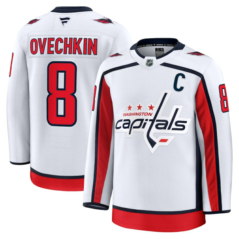 Alexander Ovechkin Washington Capitals Fanatics Away Premium Jersey -  NHL Jerseys