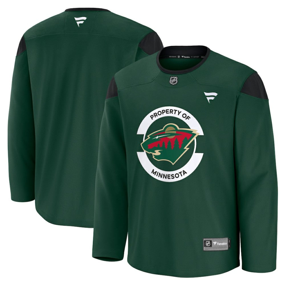 Minnesota Wild Fanatics Practice Jersey -  NHL Jerseys