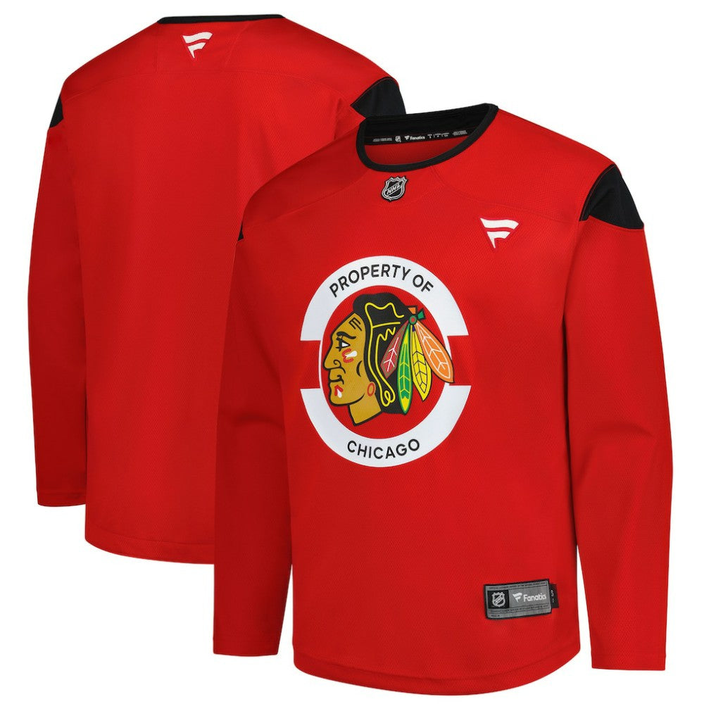 Chicago Blackhawks Fanatics Practice Jersey -  NHL Jerseys