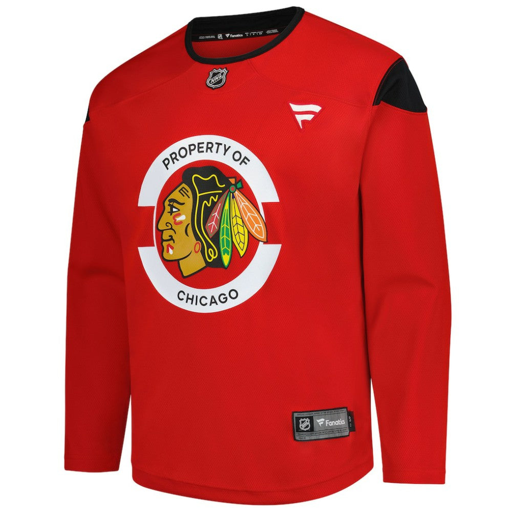 Chicago Blackhawks Fanatics Practice Jersey -  NHL Jerseys