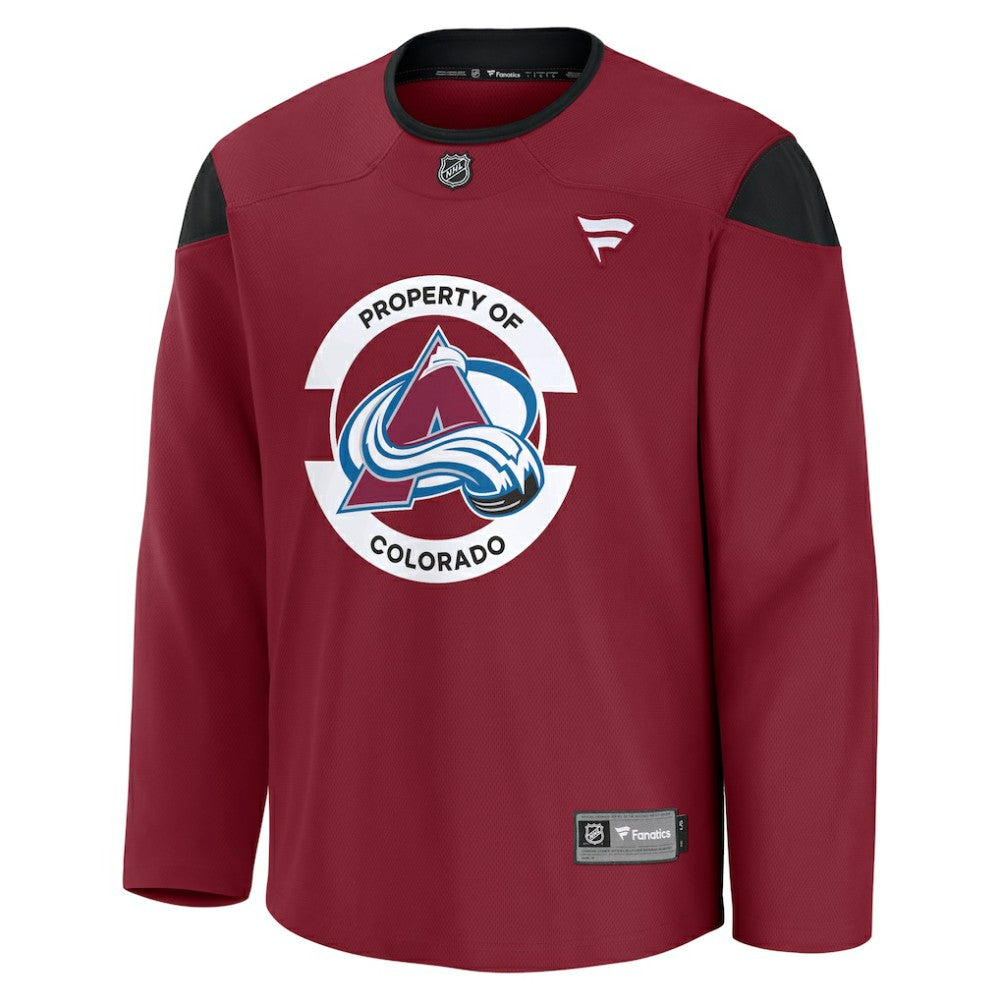 Colorado Avalanche Fanatics Practice Jersey -  NHL Jerseys
