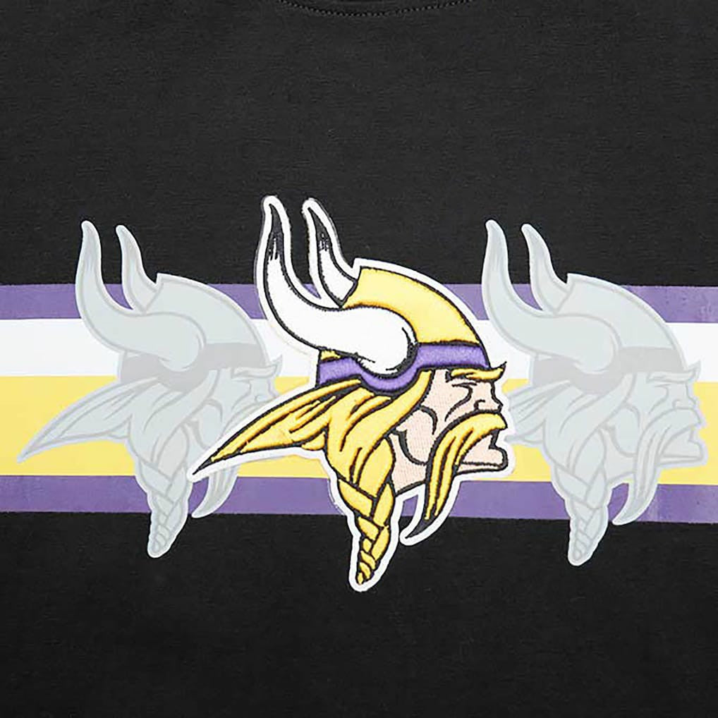Minnesota Vikings Pro Standard Retro Striper T-Shirt | NFL Discount