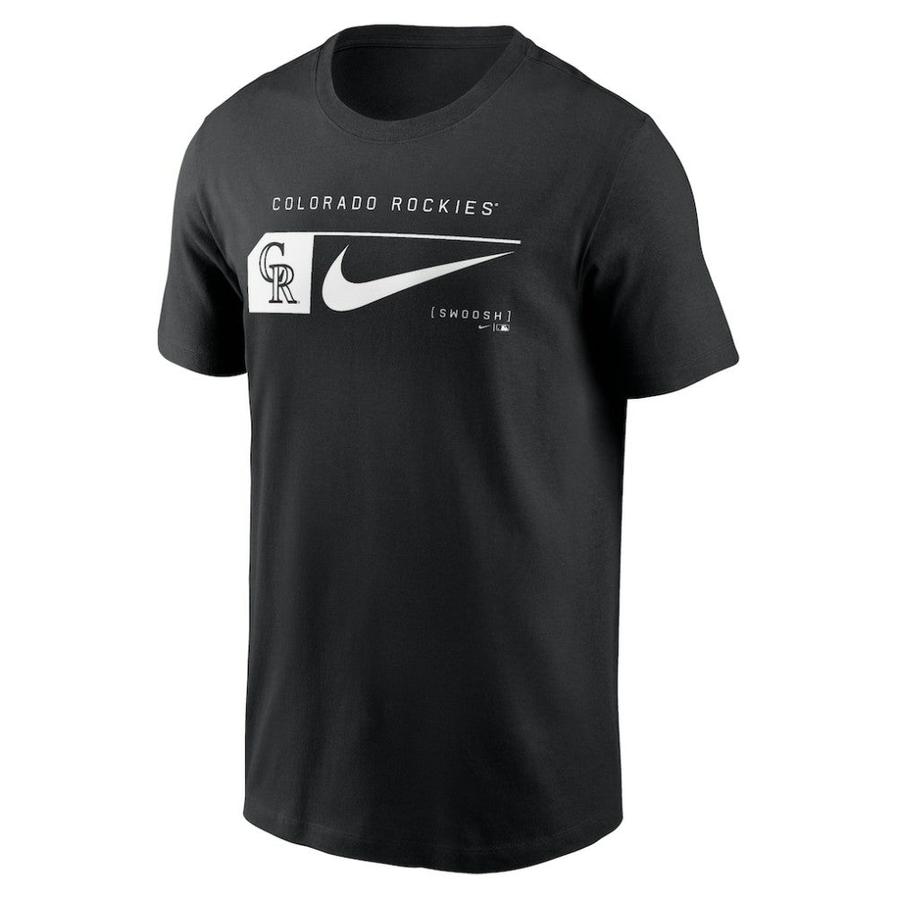 Colorado Rockies Nike Fashion Graphic Swoosh T-Shirt - MLB T-shirts