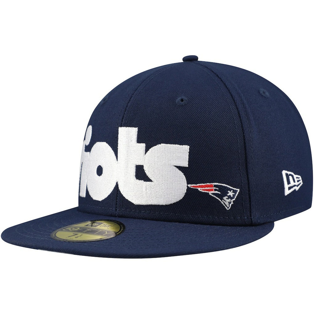 New England Patriots Checkered Undervisor 59FIFTY Fitted Hat | NFL Discount