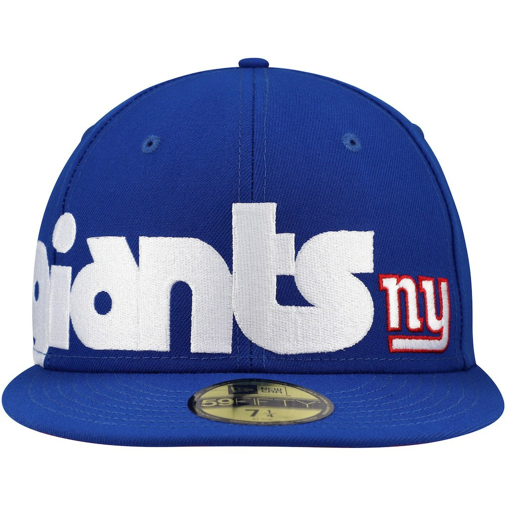 New York Giants Checkered Undervisor 59FIFTY Fitted Hat | NFL Outlet