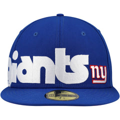 New York Giants Checkered Undervisor 59FIFTY Fitted Hat | NFL Outlet