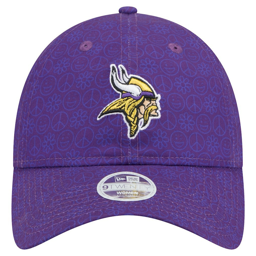 Minnesota Vikings Women's Smiley 9TWENTY Adjustable Hat | NFL US