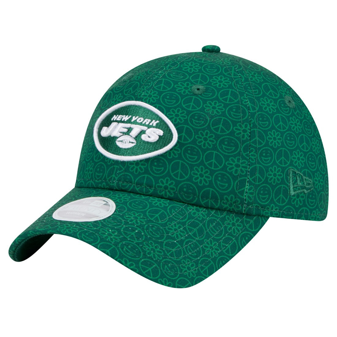 New York Jets Women's Smiley 9TWENTY Adjustable Hat | NFL Near me