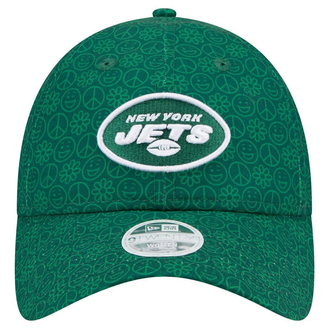 New York Jets Women's Smiley 9TWENTY Adjustable Hat | NFL Near me