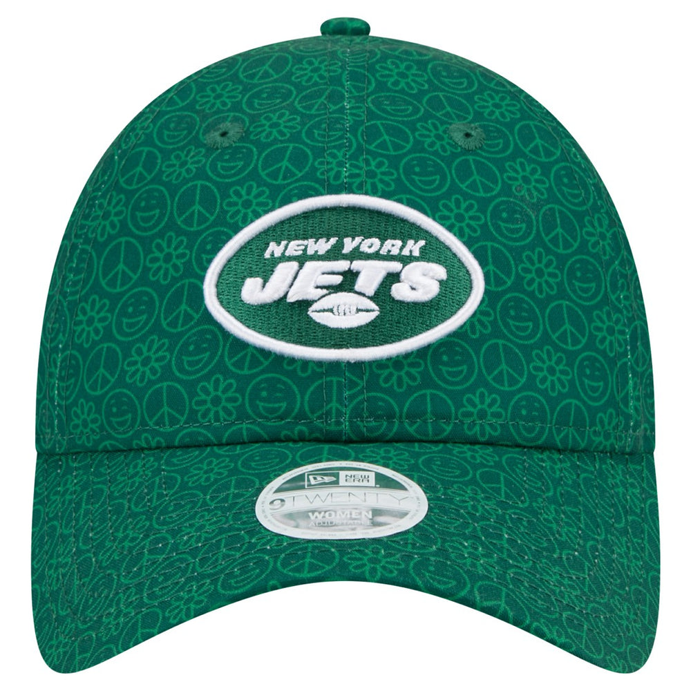 New York Jets Women's Smiley 9TWENTY Adjustable Hat | NFL Near me
