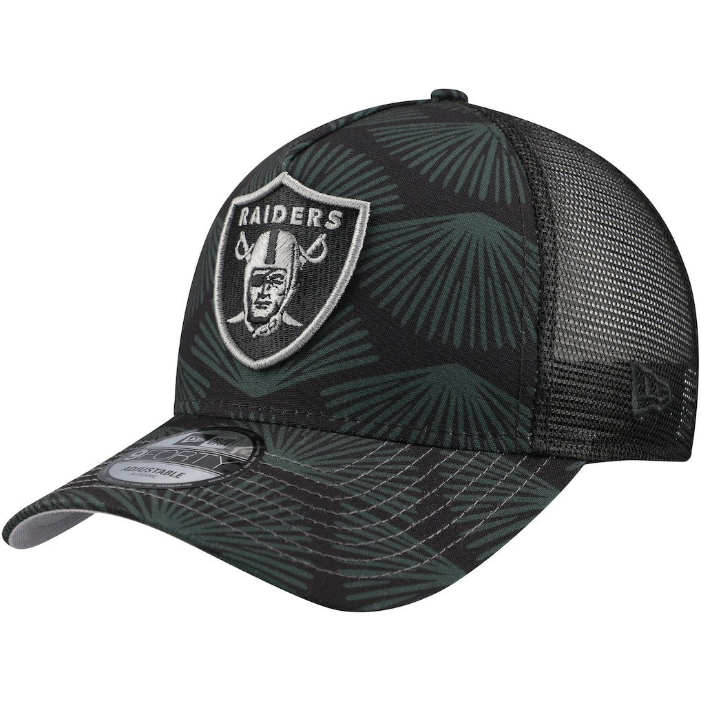 Las Vegas Raiders Agave Trucker 9FORTY Adjustable Hat | NFL US