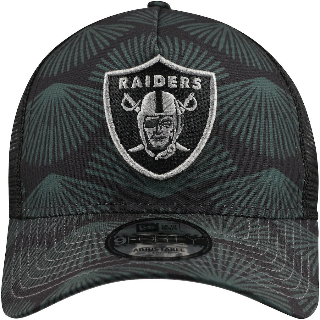 Las Vegas Raiders Agave Trucker 9FORTY Adjustable Hat | NFL US