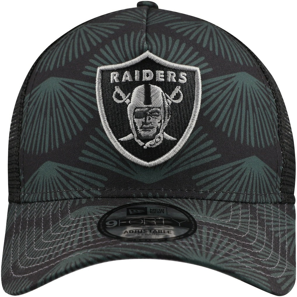 Las Vegas Raiders Agave Trucker 9FORTY Adjustable Hat | NFL US