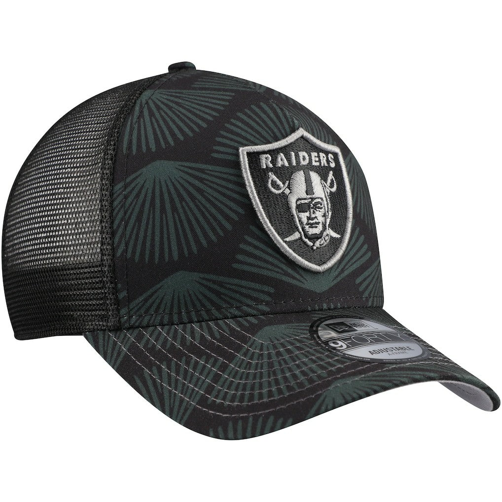 Las Vegas Raiders Agave Trucker 9FORTY Adjustable Hat | NFL US