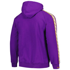 Purple Utah Jazz Hardwood Classics Nights Raglan Pullover Hoodie | NBA