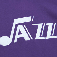 Purple Utah Jazz Hardwood Classics Nights Raglan Pullover Hoodie | NBA