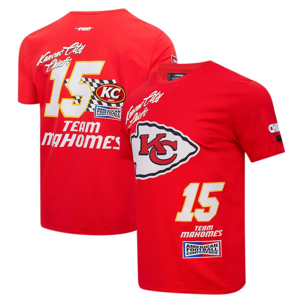 Kansas City Chiefs Patrick Mahomes  Pro Standard Fast Lane Name & Number Player T-Shirt | NFL Discount