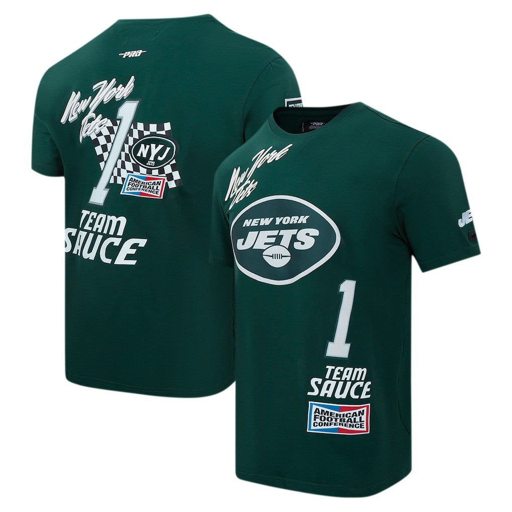 New York Jets Ahmad Sauce Gardner  Pro Standard Fast Lane Name & Number Player T-Shirt | NFL Discount