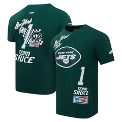 New York Jets Ahmad Sauce Gardner  Pro Standard Fast Lane Name & Number Player T-Shirt | NFL Discount