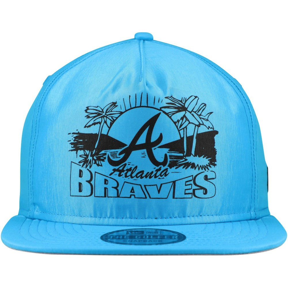 Atlanta Braves New Era Neon Golfer Snapback Hat - MLB Hats