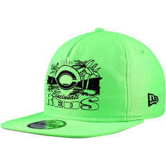 Cincinnati Reds New Era Neon Golfer Snapback Hat - MLB Hats