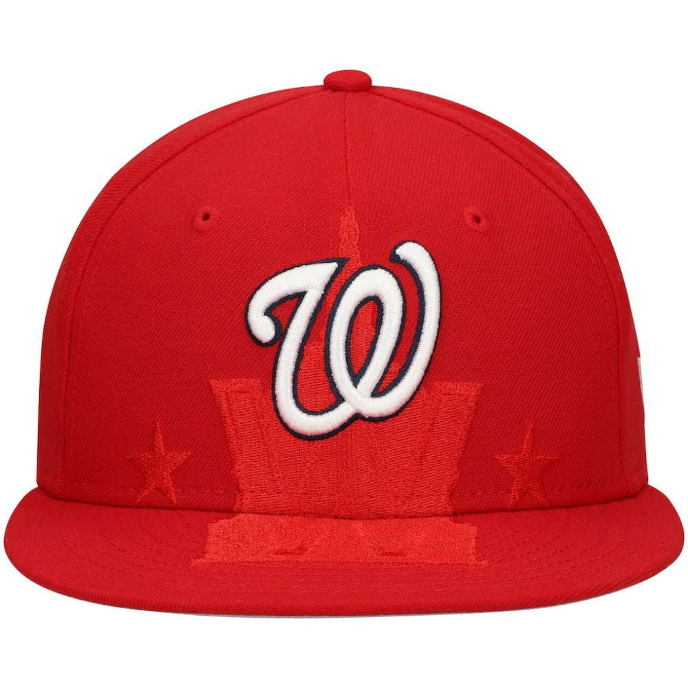 Washington Nationals New Era Shadow Logo 59FIFTY Fitted Hat - MLB Hats