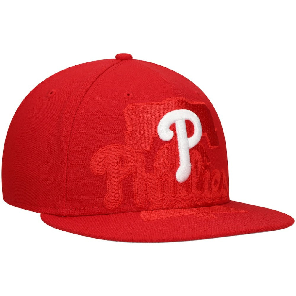 Philadelphia Phillies New Era Shadow Logo 59FIFTY Fitted Hat - MLB Hats