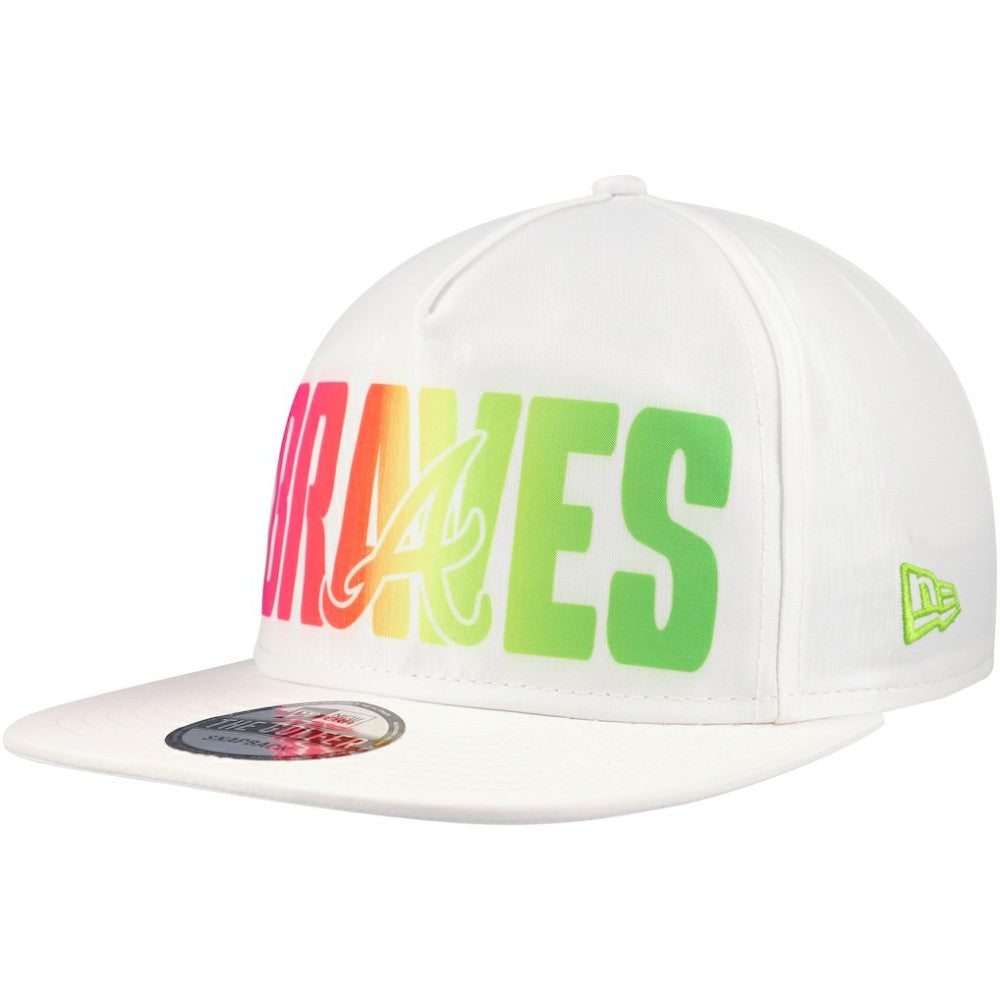Atlanta Braves New Era Spring Spectrum Golfer Snapback Hat - MLB Hats