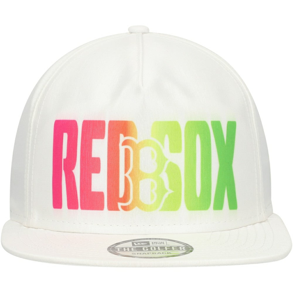Boston Red Sox New Era Spring Spectrum Golfer Snapback Hat - MLB Hats
