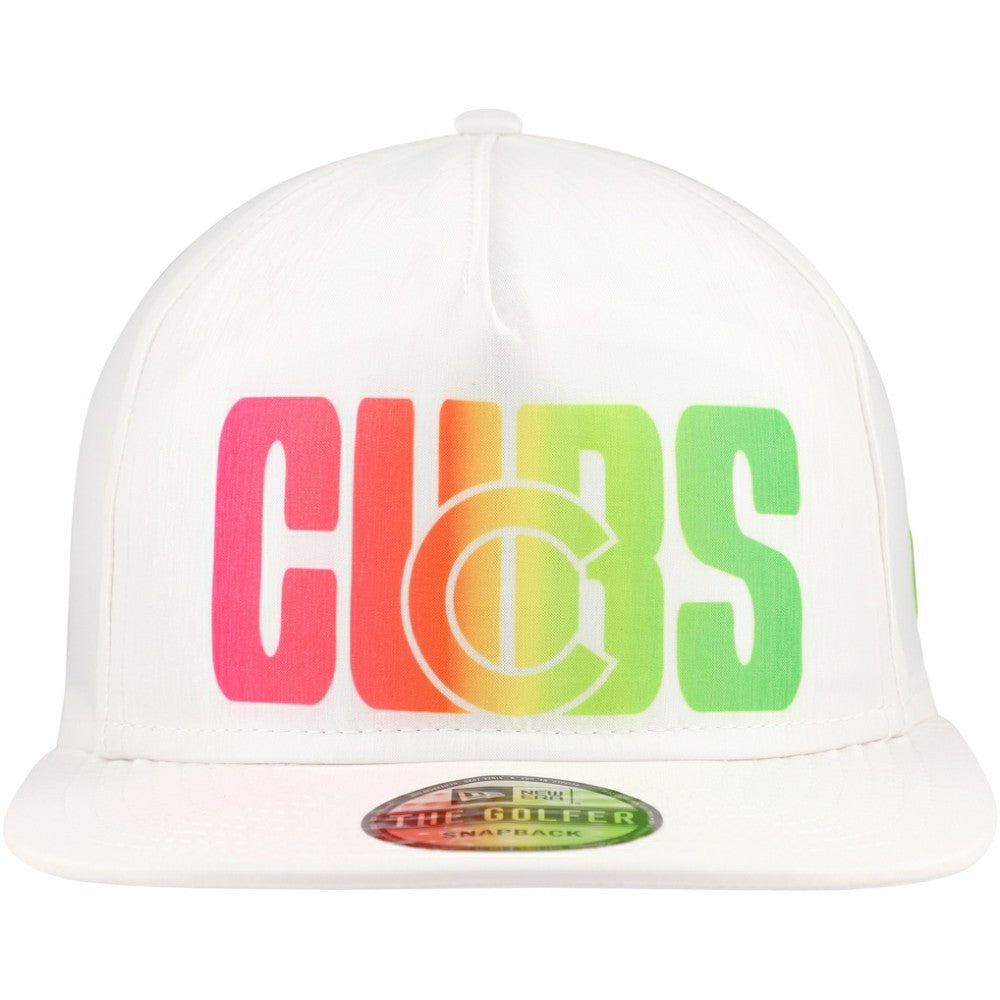 Chicago Cubs New Era Spring Spectrum Golfer Snapback Hat - MLB Hats