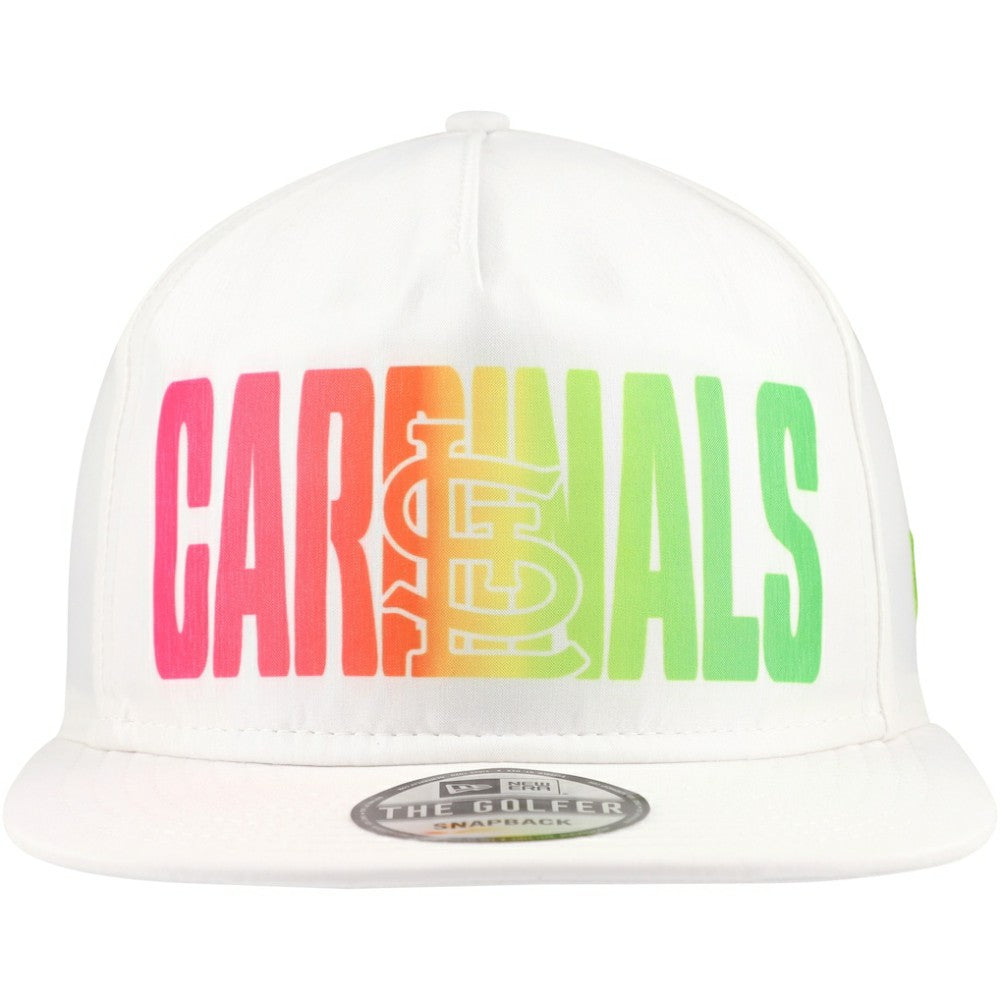 St. Louis Cardinals New Era Spring Spectrum Golfer Snapback Hat - MLB Hats