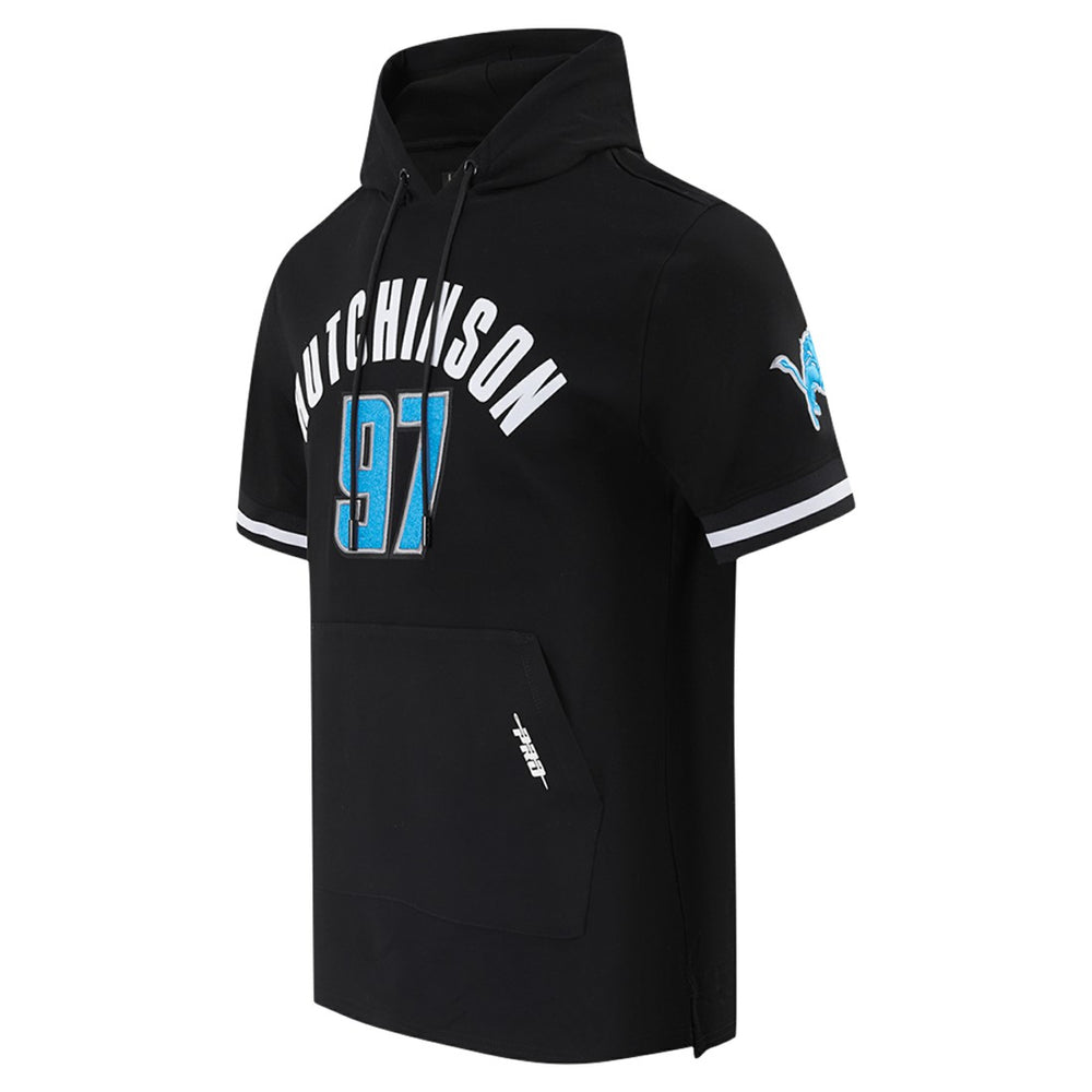Detroit Lions Aidan Hutchinson  Pro Standard Player Name & Number Hoodie T-Shirt | NFL New