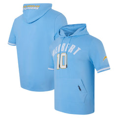 Los Angeles Chargers Justin Herbert  Pro Standard Player Name & Number Hoodie T-Shirt | NFL Discount