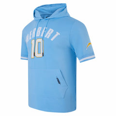 Los Angeles Chargers Justin Herbert  Pro Standard Player Name & Number Hoodie T-Shirt | NFL Discount