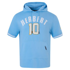 Los Angeles Chargers Justin Herbert  Pro Standard Player Name & Number Hoodie T-Shirt | NFL Discount