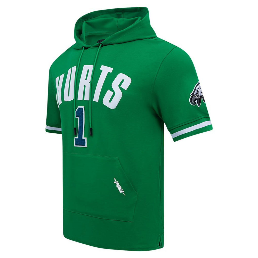 Philadelphia Eagles Jalen Hurts  Pro Standard Player Name & Number Hoodie T-Shirt | NFL US
