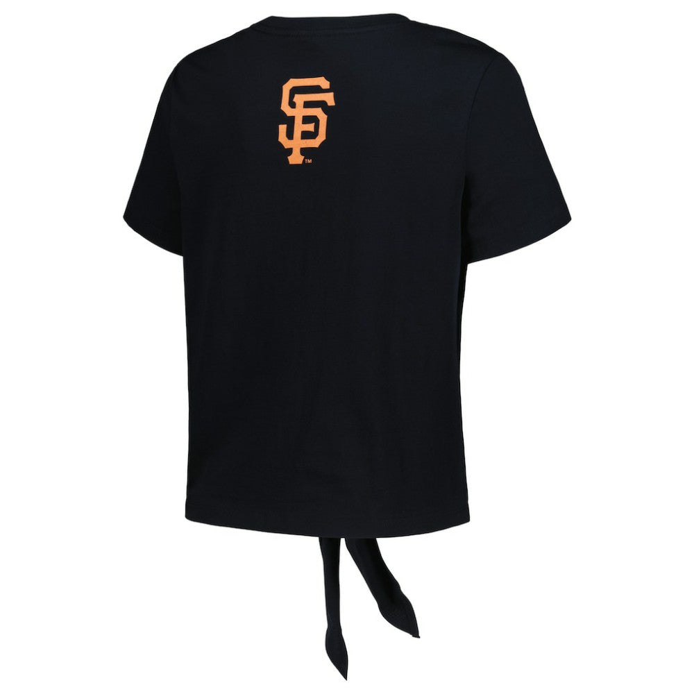 San Francisco Giants The Wild Collective Women's Twist Front T-Shirt - MLB T-shirts
