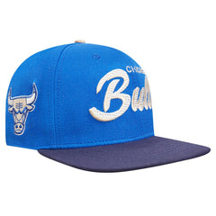 Blue/Navy Chicago Bulls Pro Standard Legacy Snapback Hat | NBA
