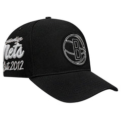 Black Brooklyn Nets Pro Standard Paint the City Pinch Front Snapback Hat | NBA