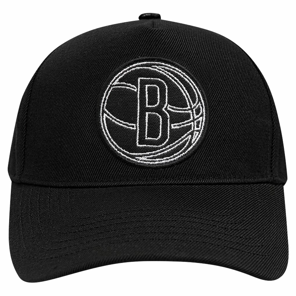 Black Brooklyn Nets Pro Standard Paint the City Pinch Front Snapback Hat | NBA