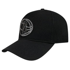 Black Brooklyn Nets Pro Standard Paint the City Pinch Front Snapback Hat | NBA
