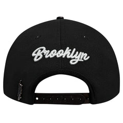 Black Brooklyn Nets Pro Standard Paint the City Pinch Front Snapback Hat | NBA