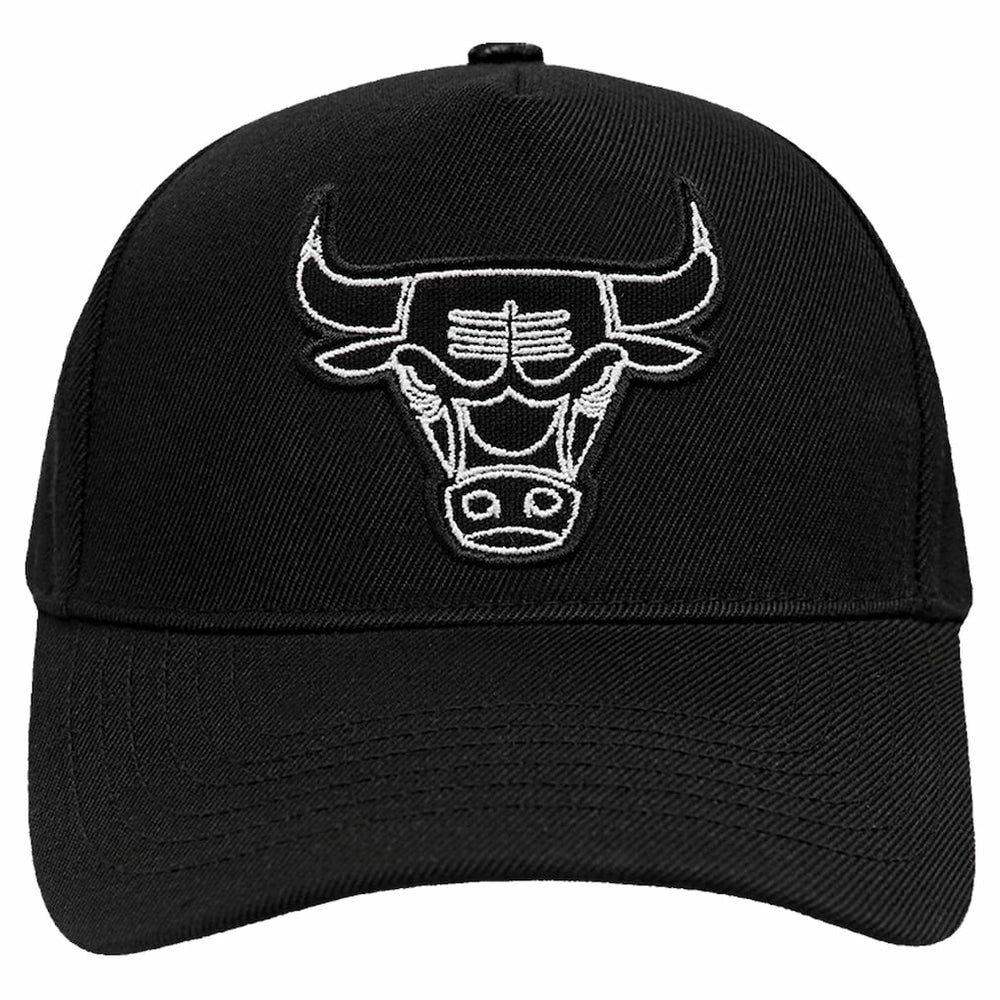 Black Chicago Bulls Pro Standard Paint the City Pinch Front Snapback Hat | NBA