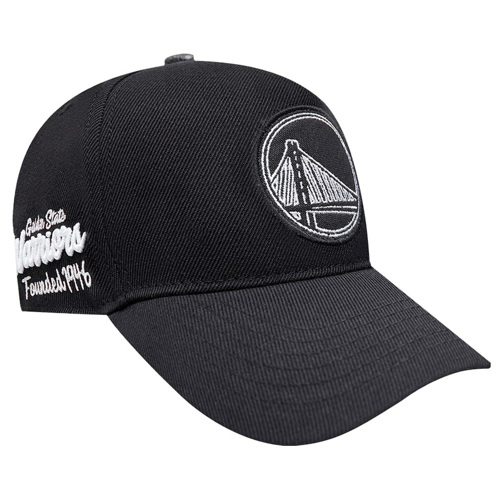 Black Golden State Warriors Pro Standard Paint the City Pinch Front Snapback Hat sale | NBA