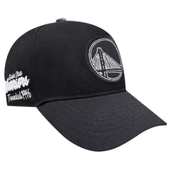 Black Golden State Warriors Pro Standard Paint the City Pinch Front Snapback Hat sale | NBA