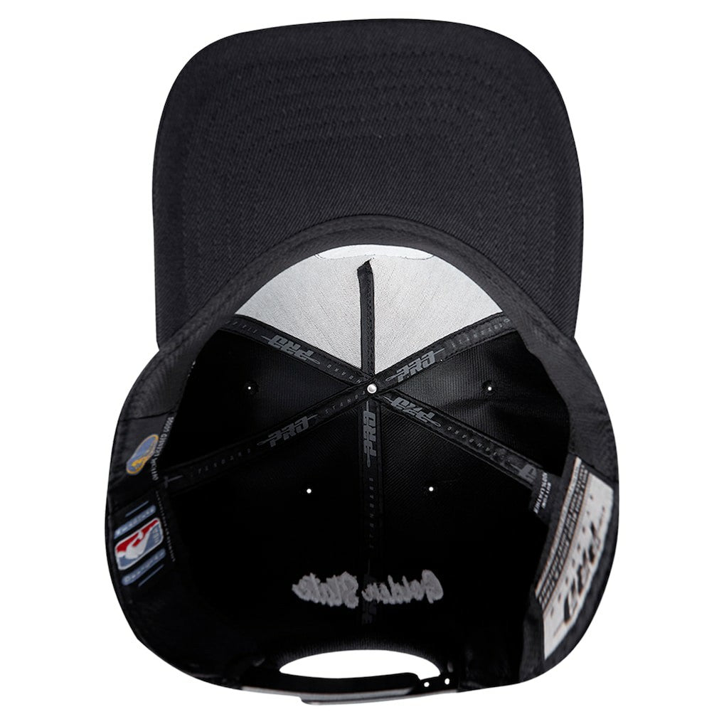 Black Golden State Warriors Pro Standard Paint the City Pinch Front Snapback Hat sale | NBA