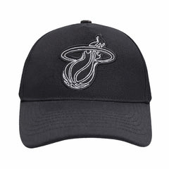 Black Miami Heat Pro Standard Paint the City Pinch Front Snapback Hat | NBA