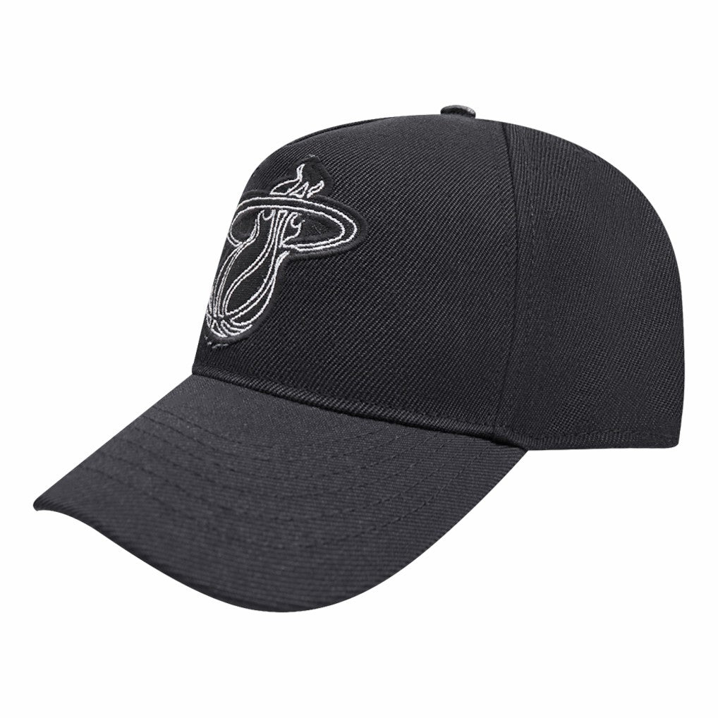 Black Miami Heat Pro Standard Paint the City Pinch Front Snapback Hat | NBA